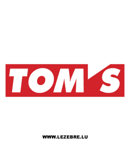 Tom's Logo Decal 2