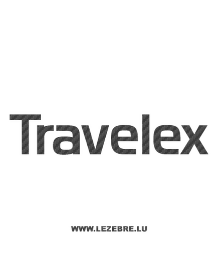 Sticker Karbon Travelex