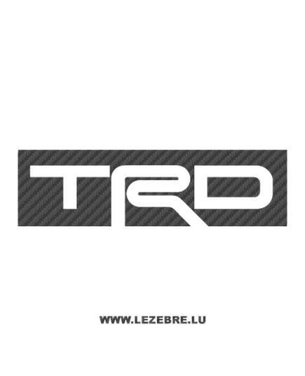 TRD Logo Carbon Decal