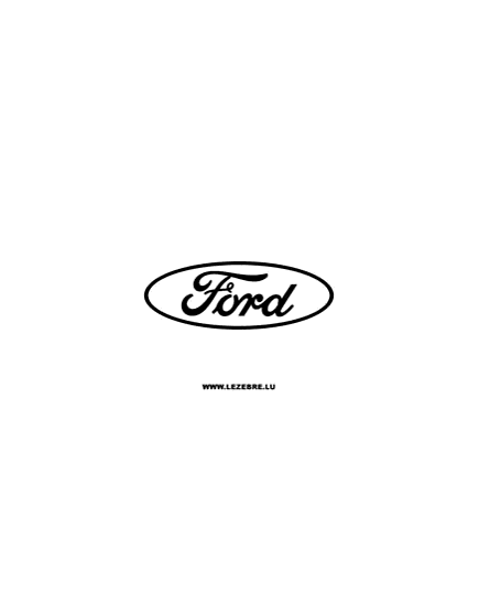 Ford logo Decal 2