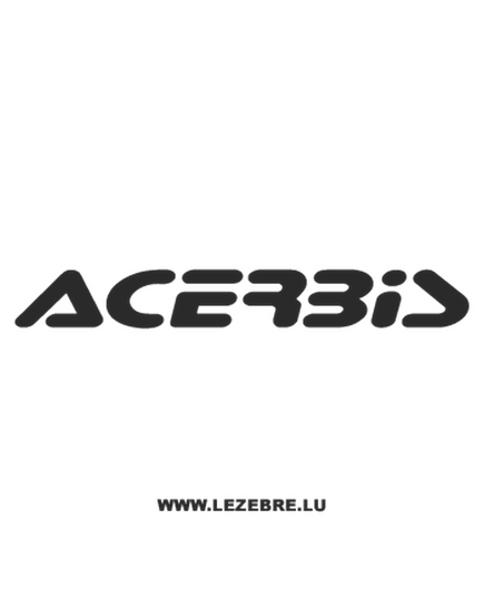 Acerbis logo Decal