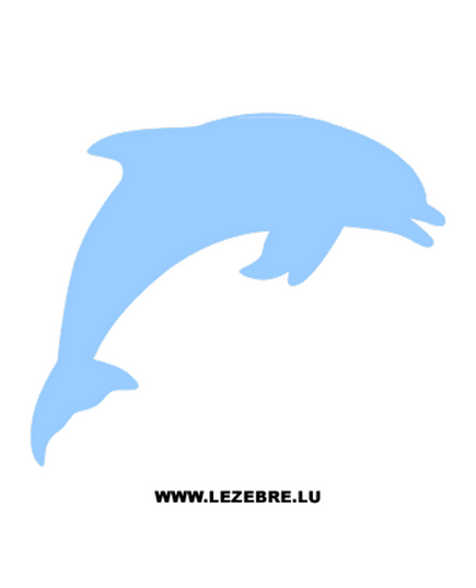 Dolphin Flipper Decal