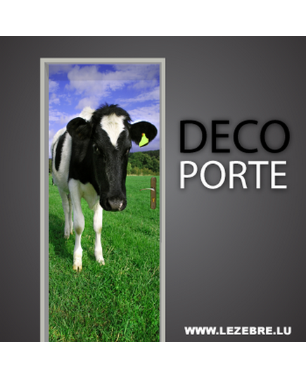 Sticker Déco Porte Vache