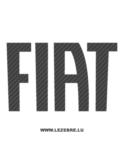 Fiat Carbon Decal
