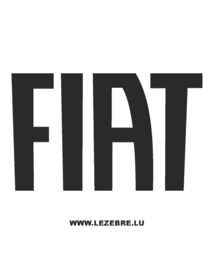Fiat Decal