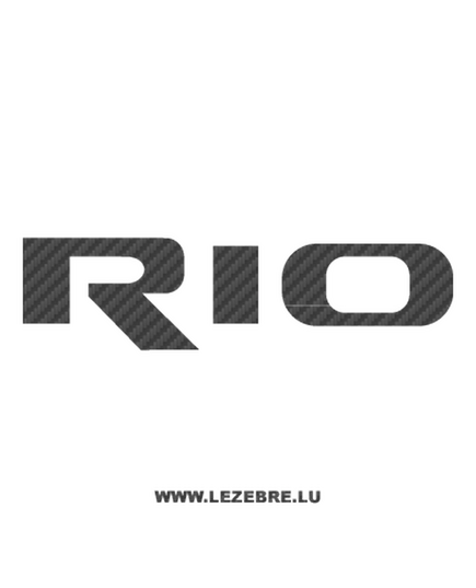 Sticker Karbon Kia Rio 2