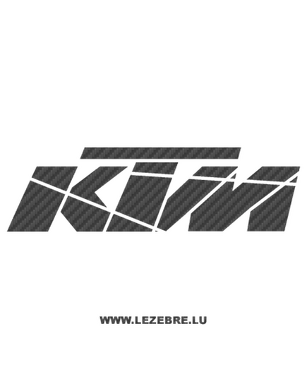 KTM Carbon Decal 4