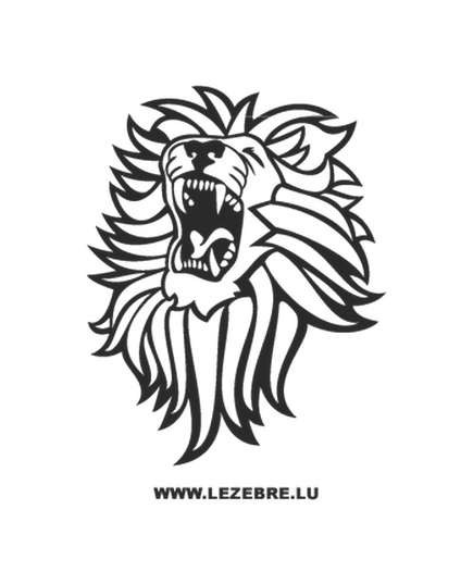 Roaring Lion Decal