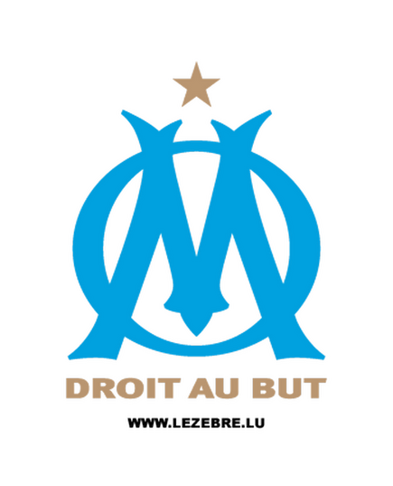 Sticker Olympique de Marseille Couleur