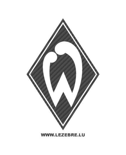 Werder Bremen logo Carbon Decal