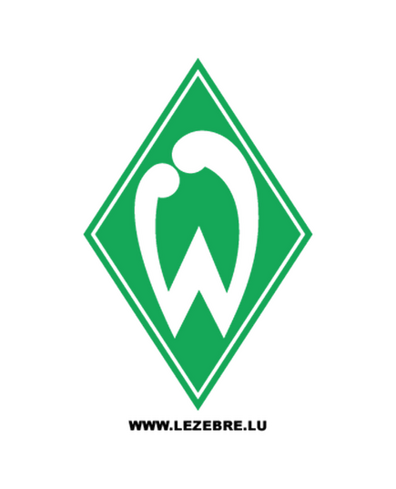Sticker Werder Bremen Logo