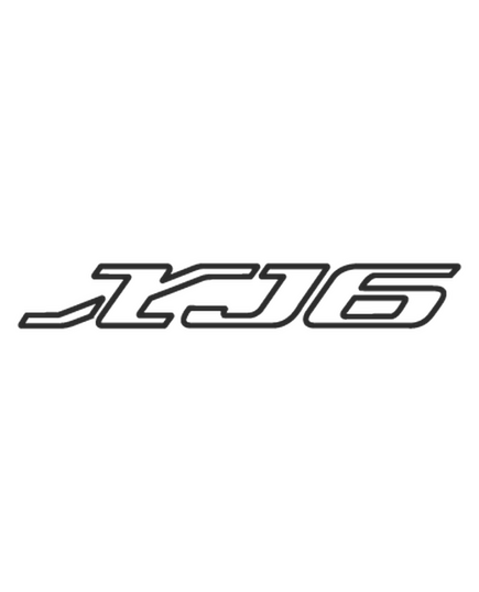 Yamaha XJ6 stroke logo Decal