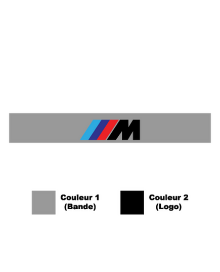 Sticker Bande Sonnenblende BMW M Series