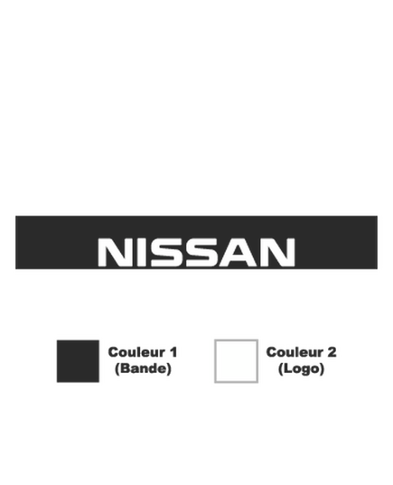 Sticker Bande Pare-Soleil Nissan
