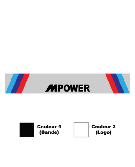 BMW M POWER Sunstrip Sticker