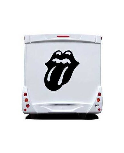 Sticker Camping Car Rolling Stones Logo