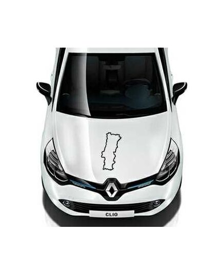 Sticker Renault Portugal Continent Silhouette Contour