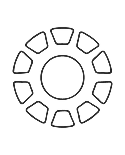 Ironman logo Decal