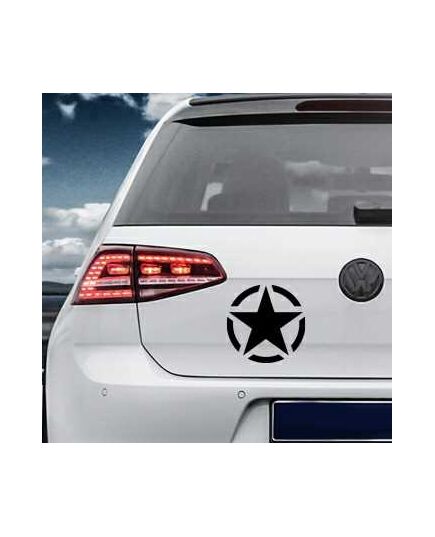 US ARMY STAR Volkswagen MK Golf Decal