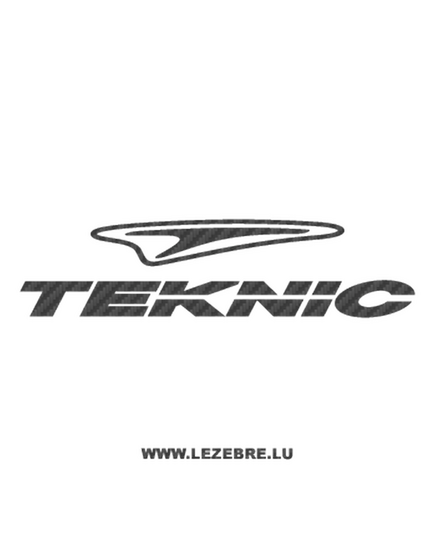 Sticker Carbone Teknic Logo