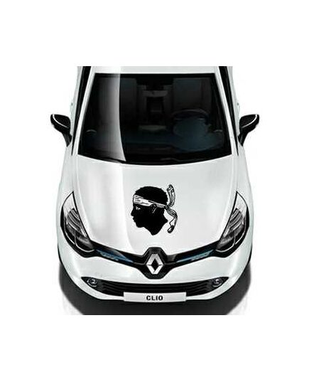 Sticker Renault Kopf vom Maure Corse Corsica