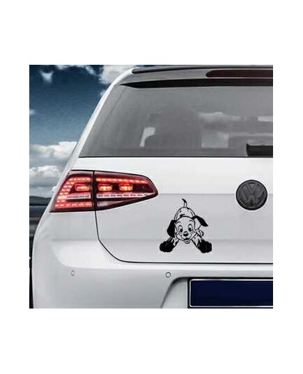 Sticker VW Golf Hund Dalmatiener