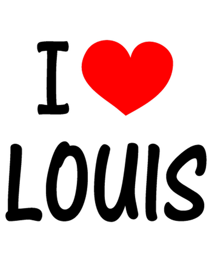 Tee-shirt I Love LOUIS (One Direction)