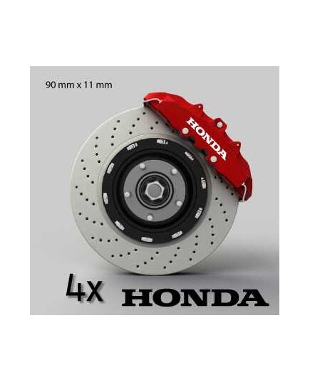 Kit Stickers Bremssattel Honda logo