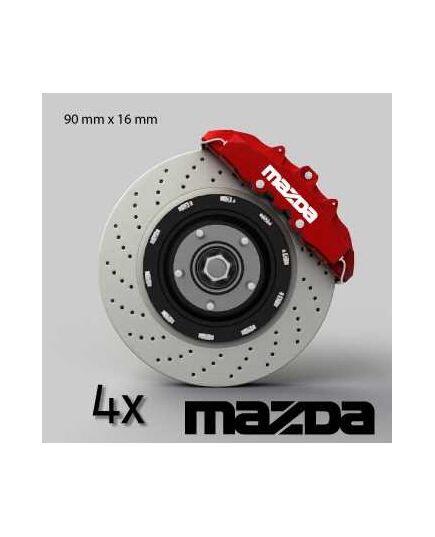 Kit Stickers Bremssattel Mazda logo