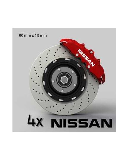 Nissan logo brake decals set