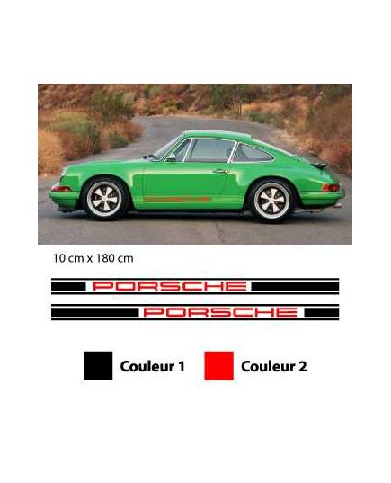 Porsche 911 oldtimer stripes decals set