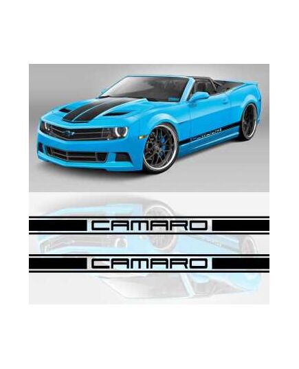 Chevrolet Camaro car side racing Decals set