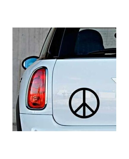 VW Peace and love logo Mini Decal