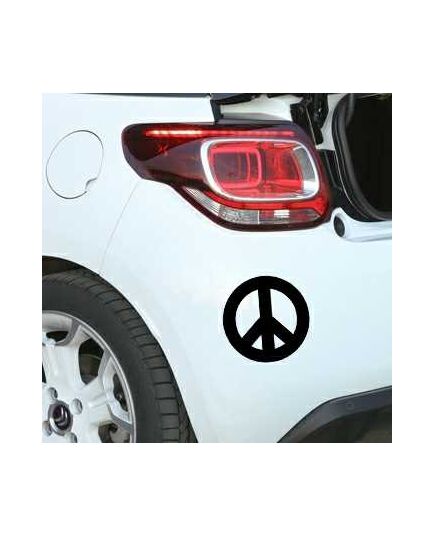Sticker Citroen DS3 Peace and love logo 2