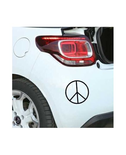 Sticker Citroën Peace and Love Logo 3