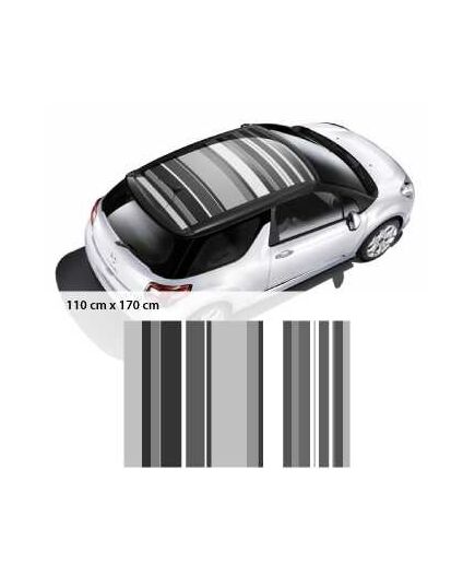 Sticker Deko Autodach Citroën DS3 Art Graphic