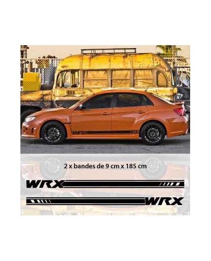 Kit Stickers Bandes Bas de Caisse Subaru WRX STI 2013