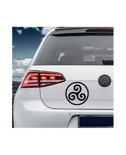 Sticker VW Golf Triskel Breton Logo