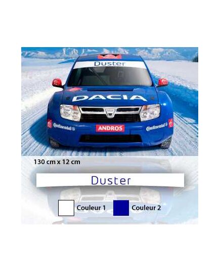 Sticker Bande Pare-Soleil Dacia Duster Sport Logo