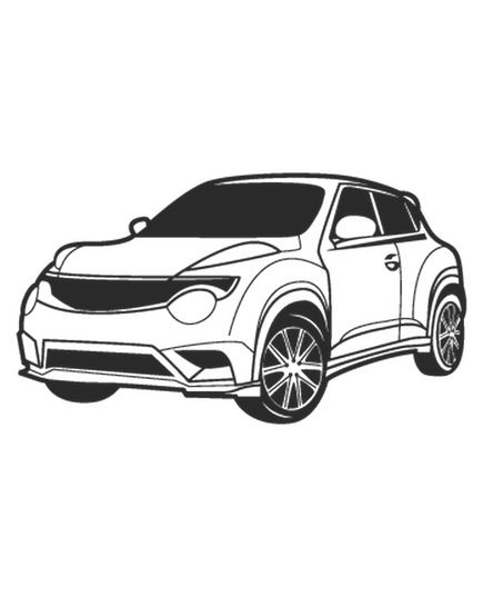 Nissan Juke silhouette Decal