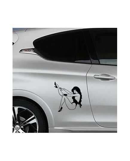 Sexy Pinup Peugeot Decal