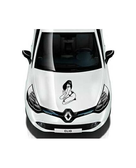 Sticker Renault Sexy Pin-Up 2