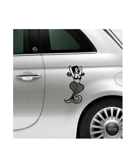 Mermaid relax Fiat 500 Decal