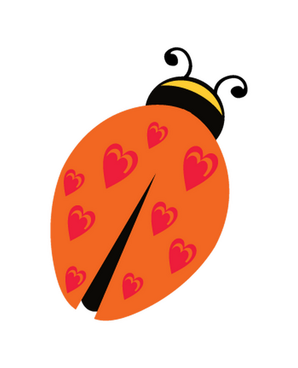 Ladybug in love Decal