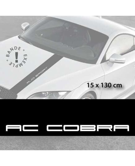AC Cobra car hood decal strip