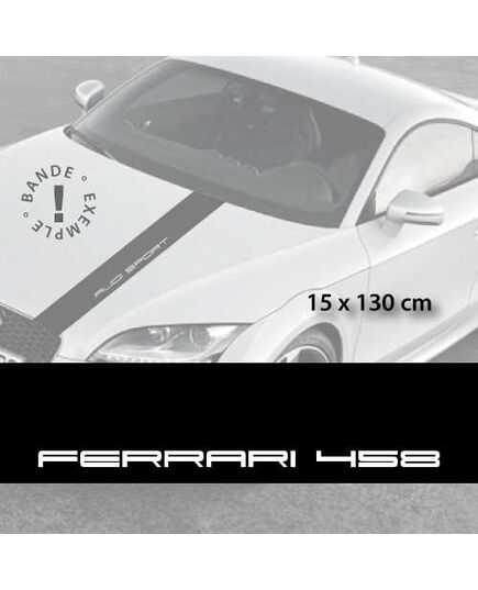 Sticker für die Motorhaube Ferrari 458