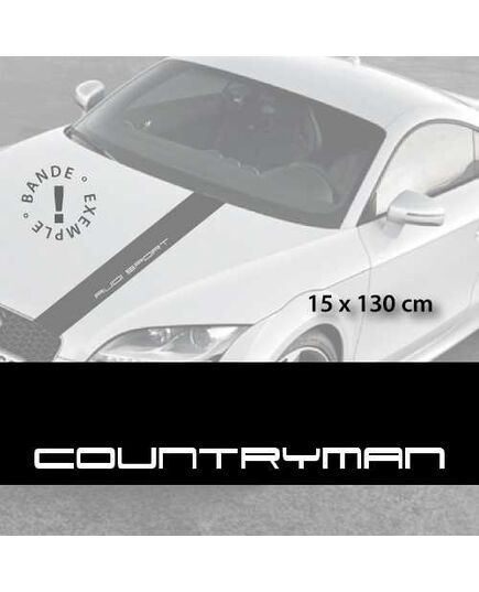 Sticker für die Motorhaube Mini Countryman