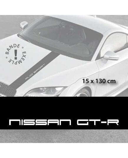 Stickers bandes autocollantes Capot Nissan GT-R