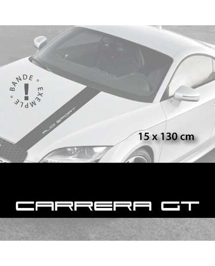 Porsche Carrera GT car hood decal strip