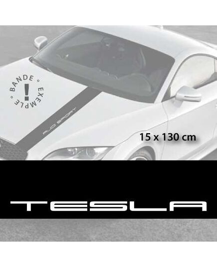 Sticker für die Motorhaube Tesla